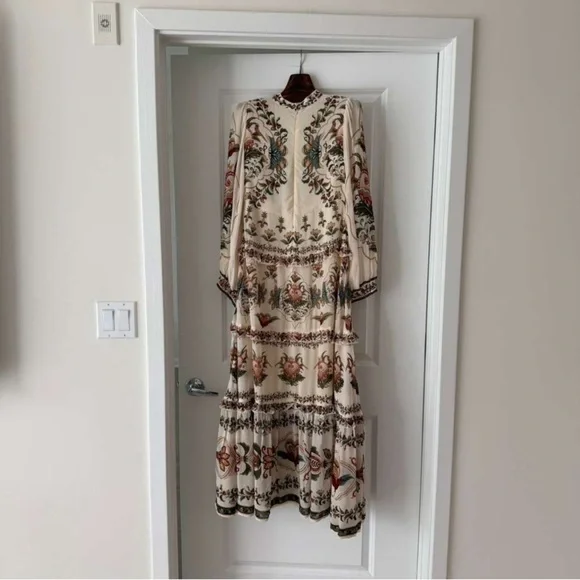 Farm Rio Cream Majestic Hearts Maxi Dress - Picture 8 of 8